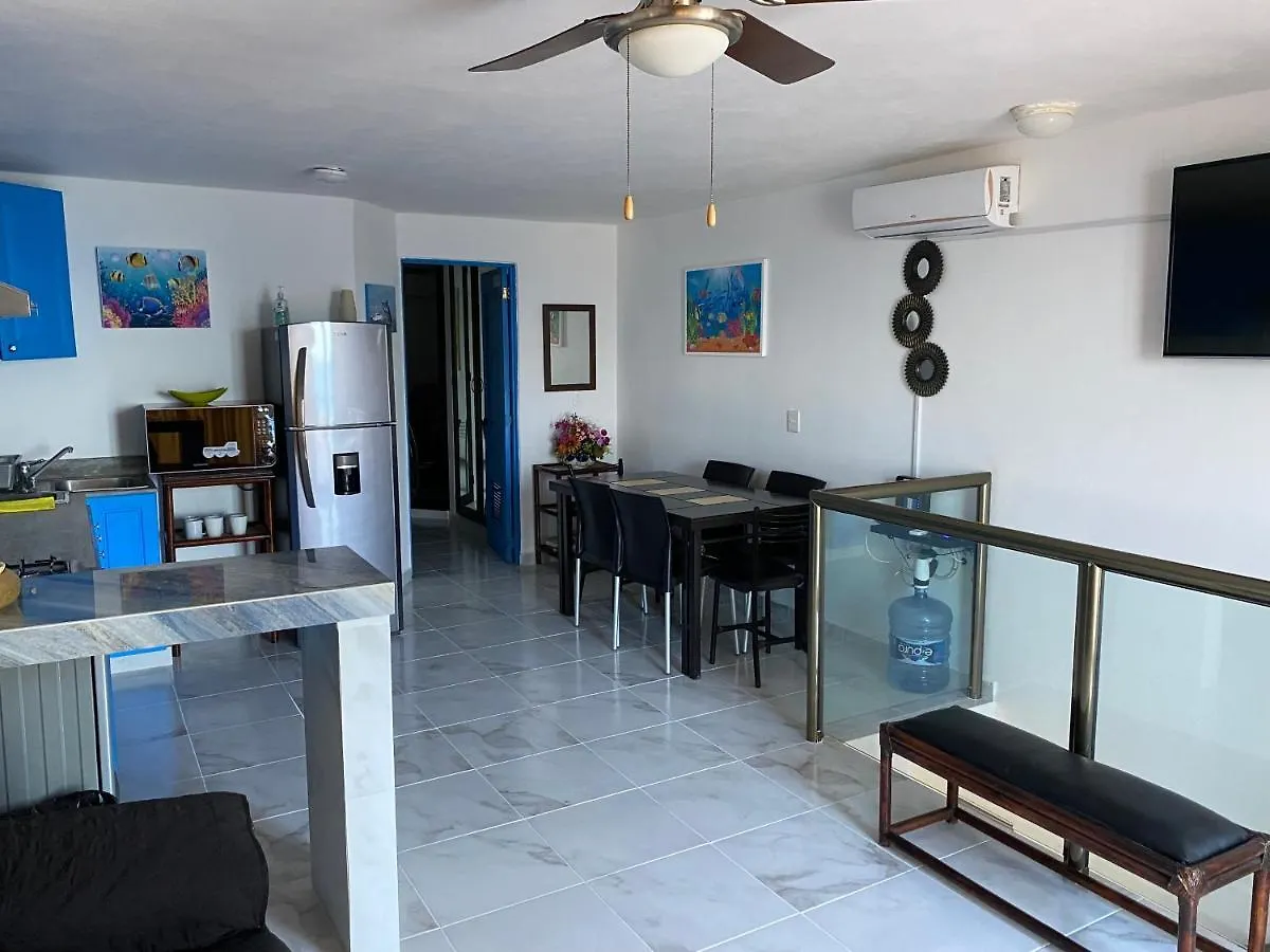 Departamento frente al mar Apartamento Cancún